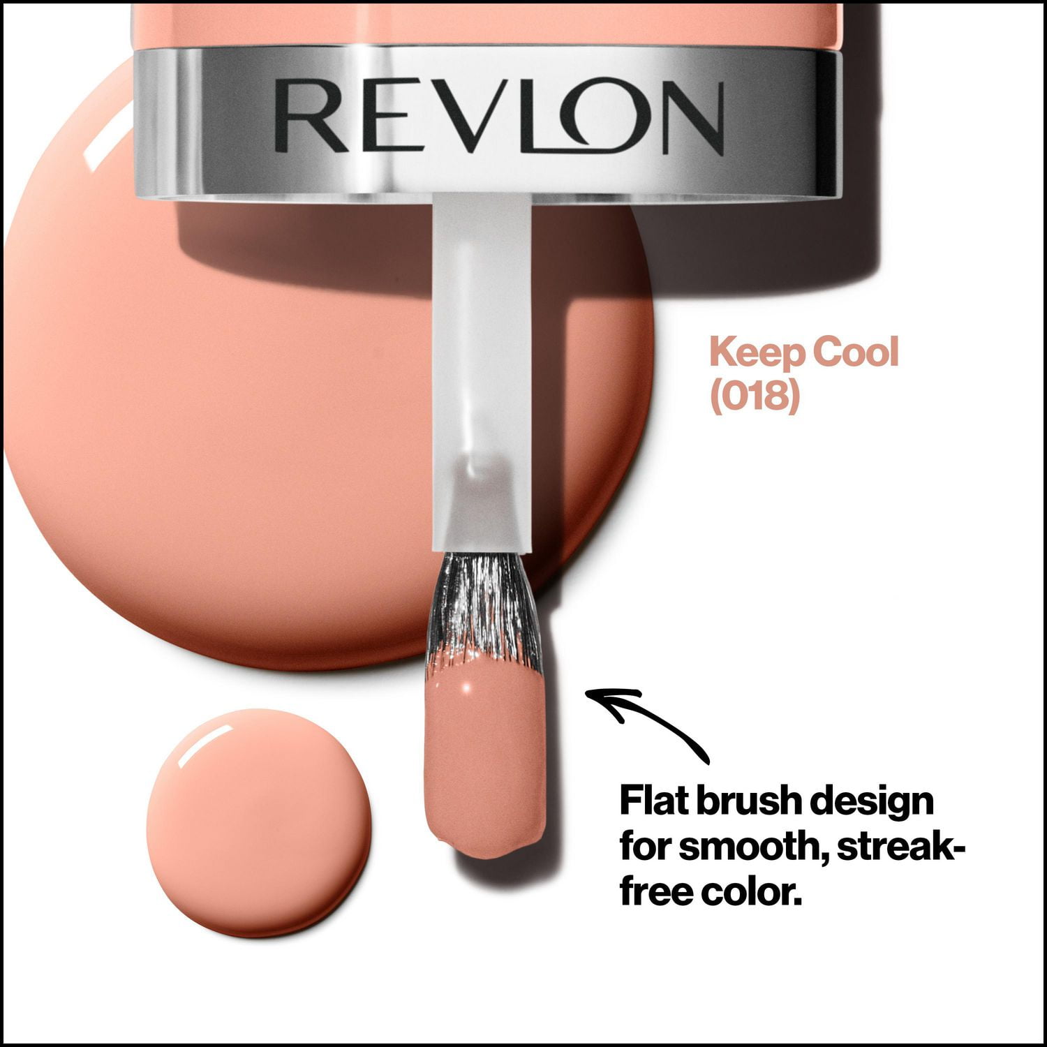 Revlon Ultra HD Snap Vegan Glossy Nail Polish, 8mL, One Coat, Clean, 20-Free & Vegan