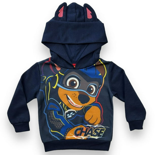 Paw Patrol toddler boys dress up cozy long sleeve fleece hoodie with 3D ...