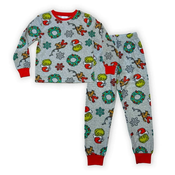 Grinch Christmas Pajamas - Matching Family Adult Kids Pajama Sets 