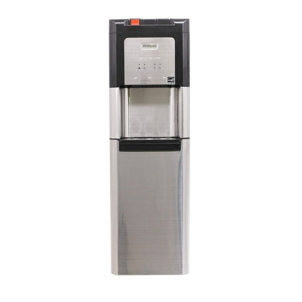 Whirlpool Self Cleaning, Hot and Cold, Bottom Load Water Cooler with 4 LED Indicators, Black