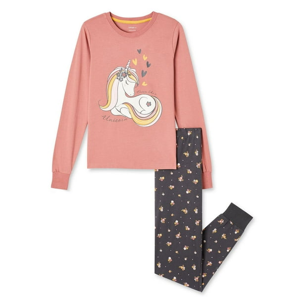 Pyjama 2 Pièces Gymboree - Lunettes Chat Et Cœur - Fille XS (4 Ans) - Neuf Avec étiquette