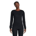 thumbnail image 1 of Athletic Works Women's Waffle Knit Thermal Top, 1 of 6