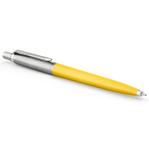 Parker Jotter Originals Ballpoint Pen, Classic Yellow Finish, Medium Point, Blue Ink