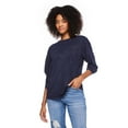 thumbnail image 1 of No Boundaries Women's Oversized Long Sleeve Tee, 1 of 6