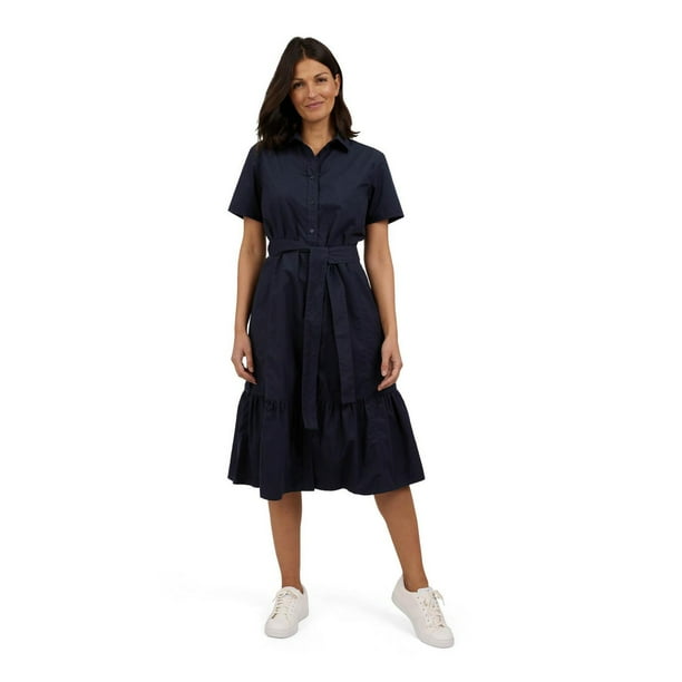 mustard yellow button dress Class Lady Light Mustard Dress