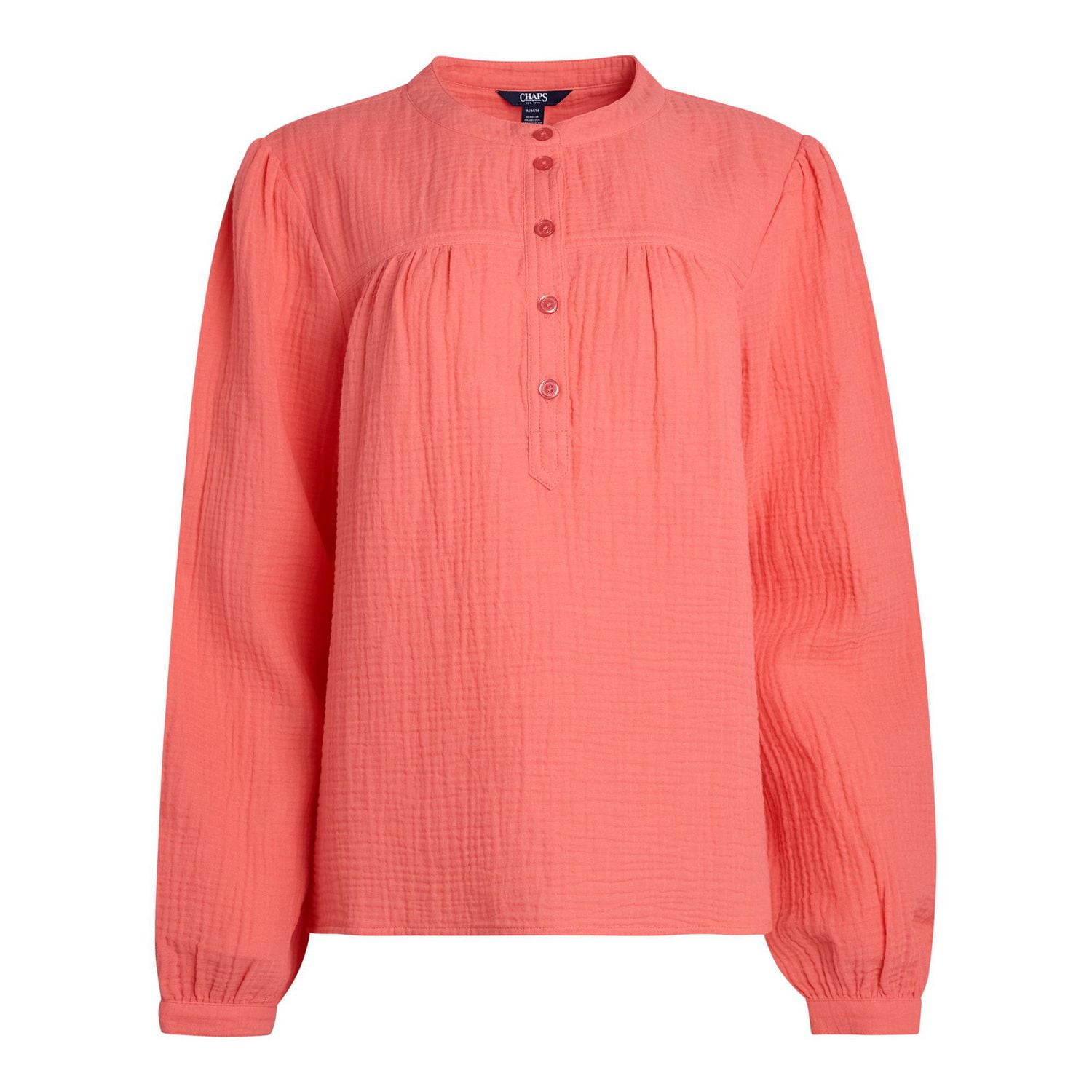 CHAPS LS BLOUSE
