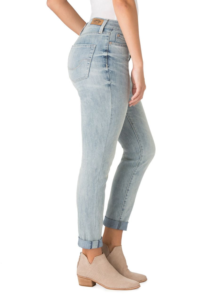 Levi strauss signature mid rise slim cuffed clearance jeans