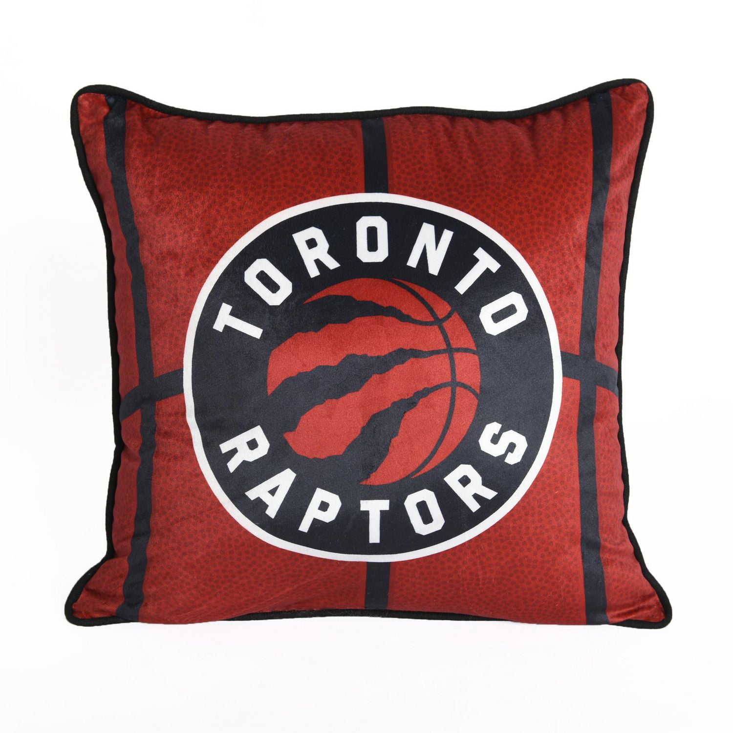 NBA Toronto Raptors Basketball Throw Pillow 18 x 18 in Red