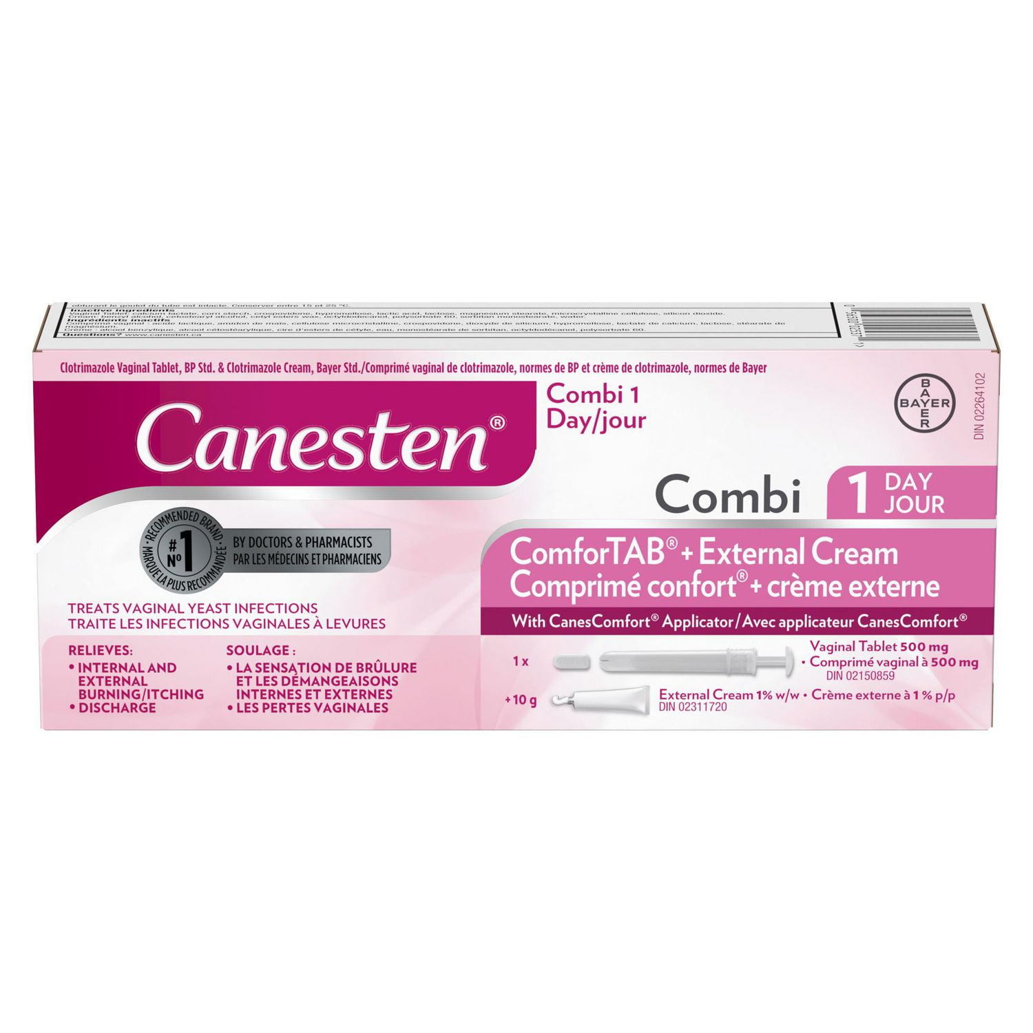 CANESTEN 1-DAY COMBI-PAK Comfortab, 1 day 