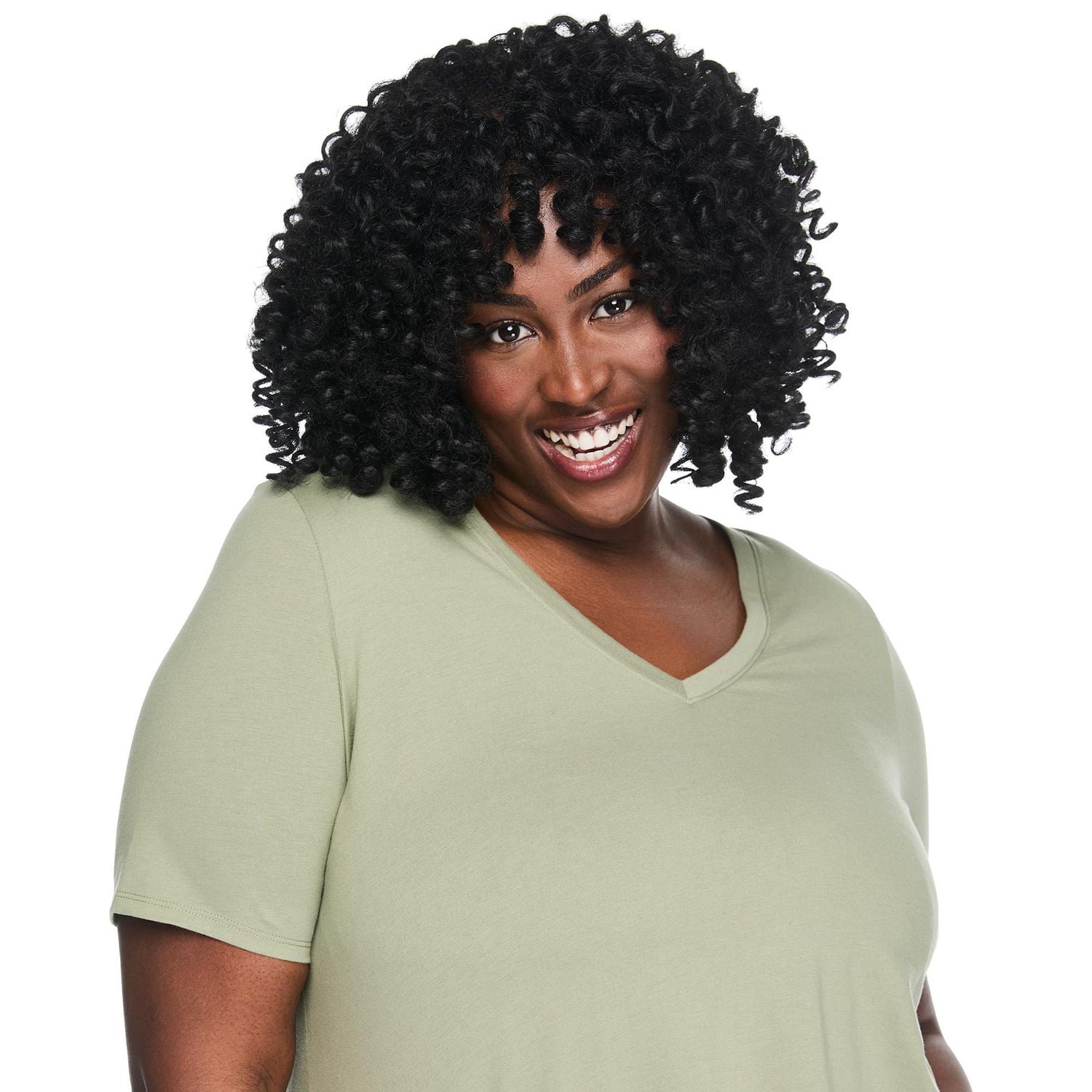 Lane Bryant Women's Plus V-Neck Strappy Swing Top