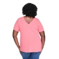 thumbnail image 3 of Lane Bryant Women's Plus V-Neck Strappy Swing Top, 3 of 5