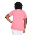 thumbnail image 3 of Lane Bryant Women's Plus Crew-Neck T-Shirt, 3 of 5