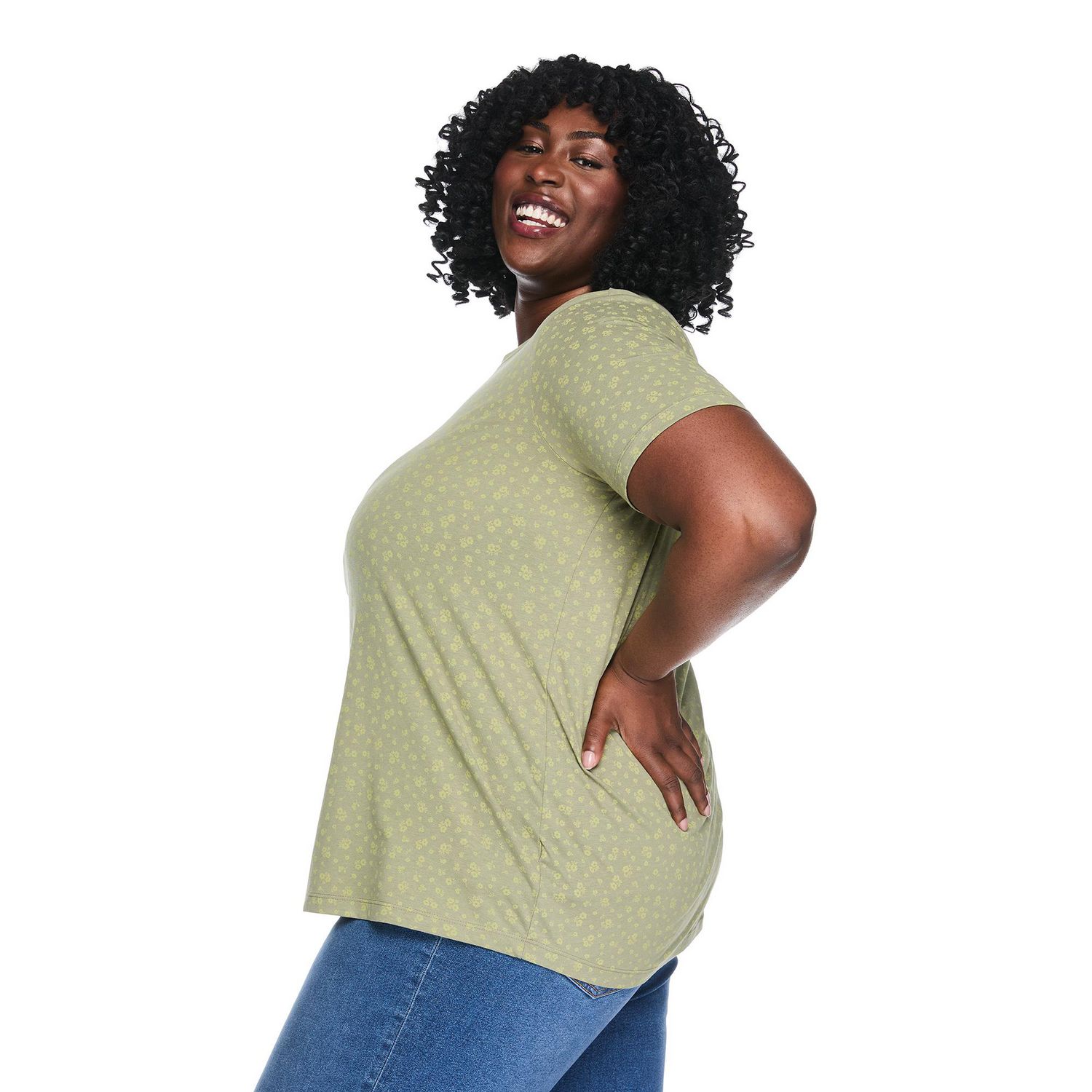 Lane Bryant Women's Plus Crew-Neck T-Shirt