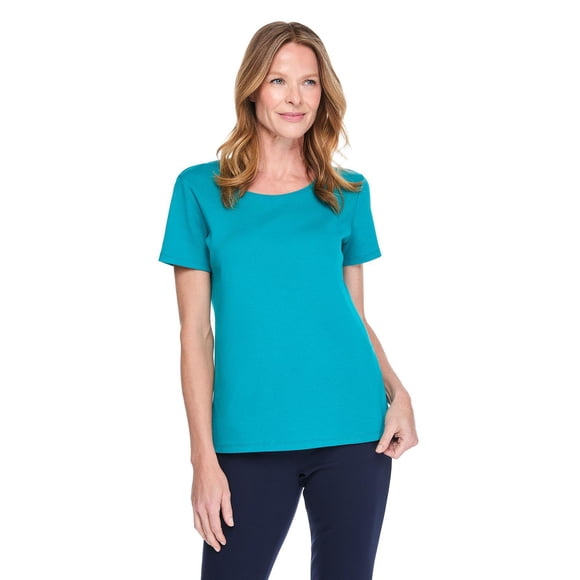 Karen Scott Women's Scoop-Neck T-Shirt