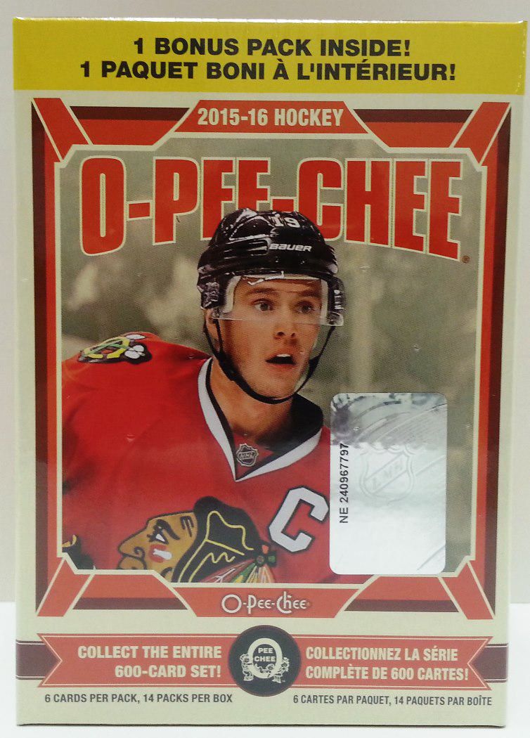 NHL 201516 Hockey Upper Deck Opc 600 Card Value Box Walmart Canada