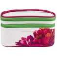 thumbnail image 1 of Anna Martina Franco Peony Double Zip Train Cosmetic Case, 1 of 2