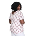 thumbnail image 2 of Lane Bryant Women's Plus V-Neck Strappy Swing Top, 2 of 5