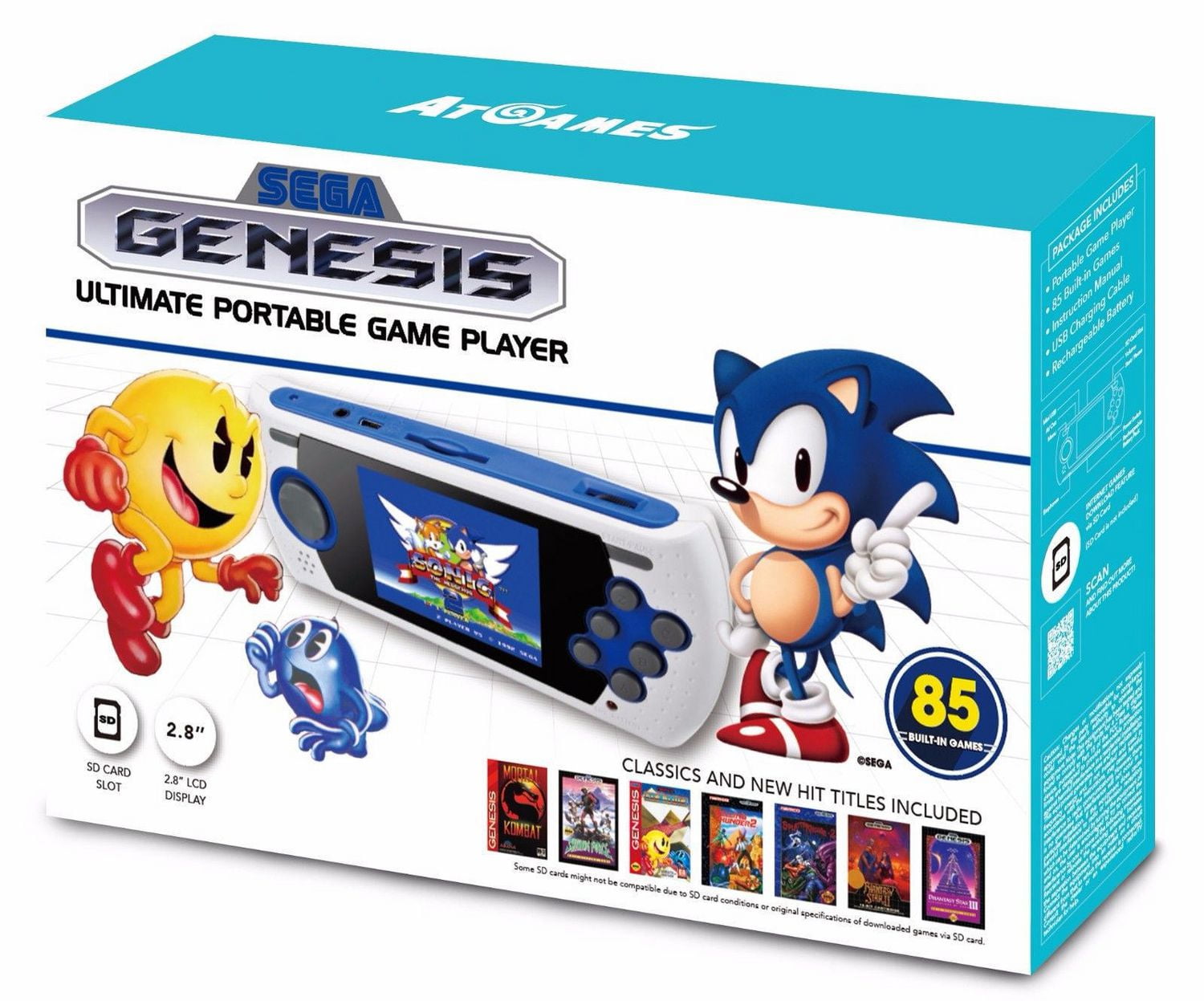 Sega genesis store mini 85 games