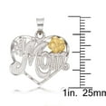 thumbnail image 2 of Quintessential Sterling Silver "Mom" W/ Yellow Flower  Necklace, 2 of 4
