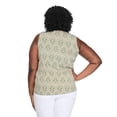 thumbnail image 3 of Lane Bryant Women's Plus Sleeveless Pleated Top, 3 of 6