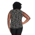 thumbnail image 3 of Lane Bryant Women's Plus Sleeveless Pleated Top, 3 of 6