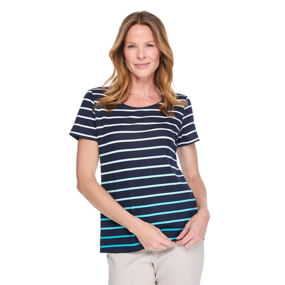 Karen Scott Women's Scoop-Neck Printed T-Shirt