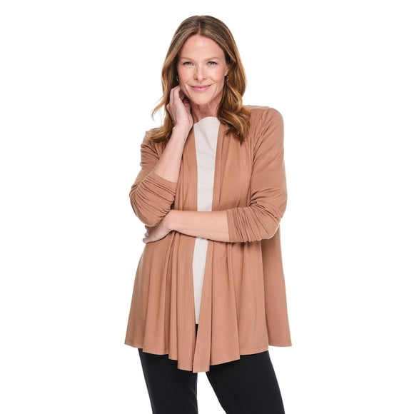 Karen Scott Women's Cascading Cardigan