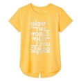 thumbnail image 1 of Athletic Works Girls' Split Back Tee, 1 of 2