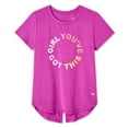 thumbnail image 1 of Athletic Works Girls' Split Back Tee, 1 of 2