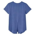 thumbnail image 2 of Athletic Works Girls' Split Back Tee, 2 of 2