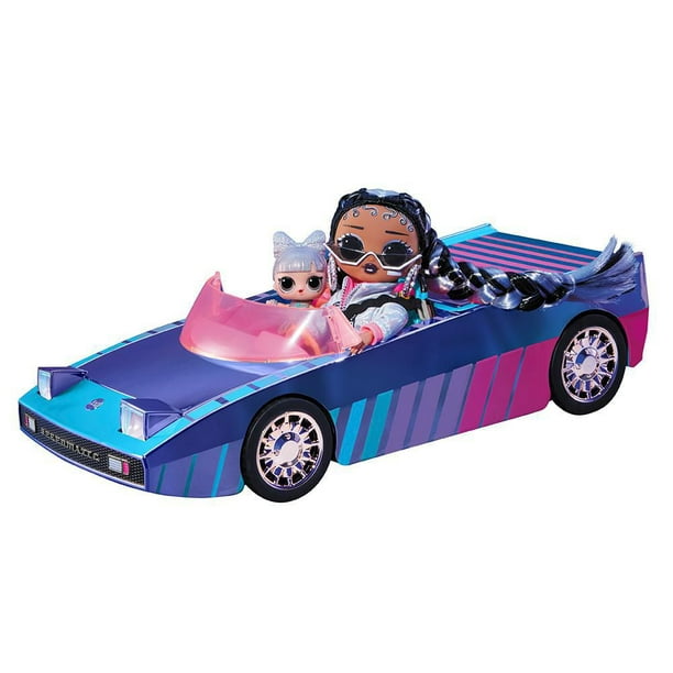 Voiture poupée L.O.L Car-pool avec poupée sans vêtements avec lumière  (besoin de pilles)