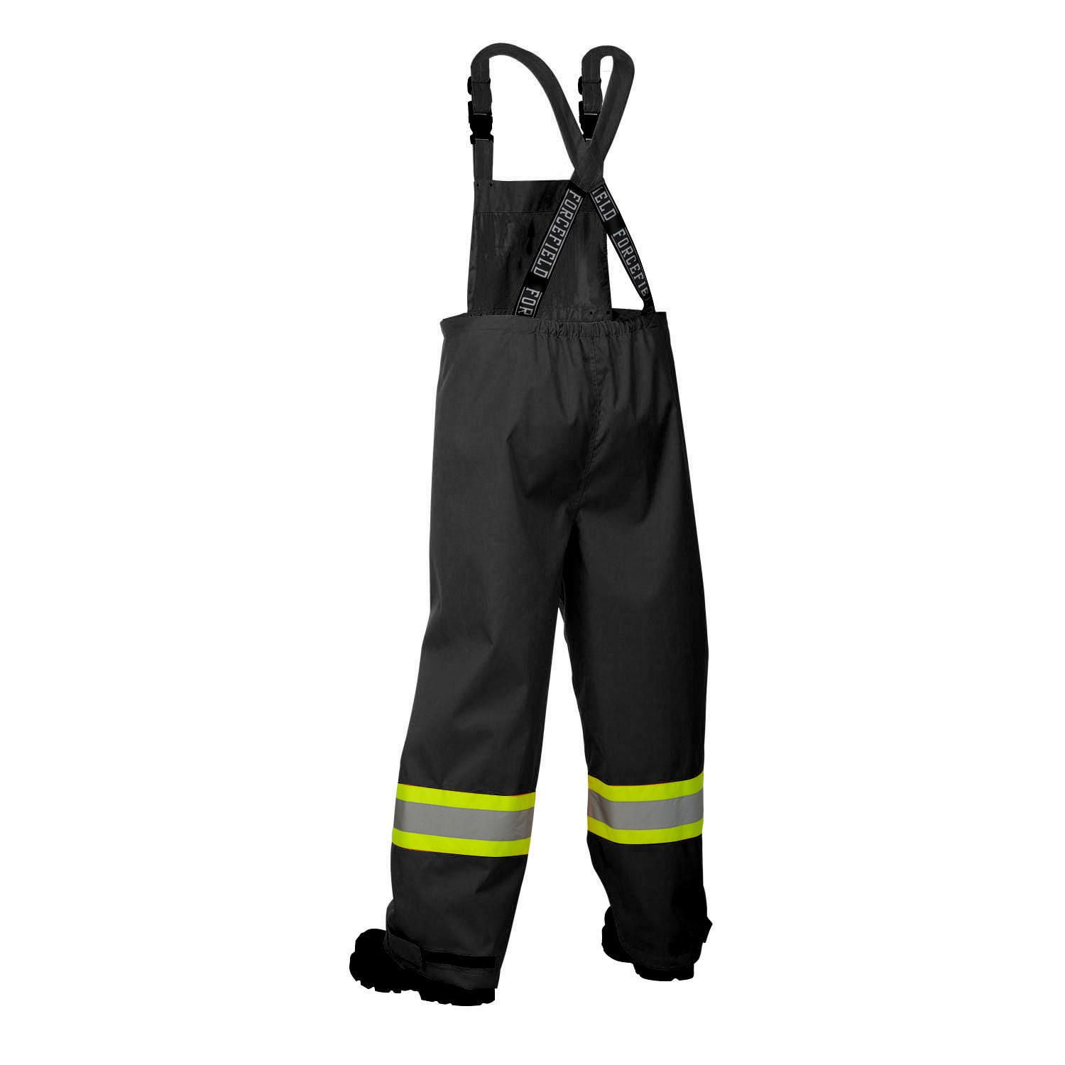 Pantalon à bretelles de sécurité et de pluie Forcefield Hi Vis pour hommes<br>*Exclusivité en ligne