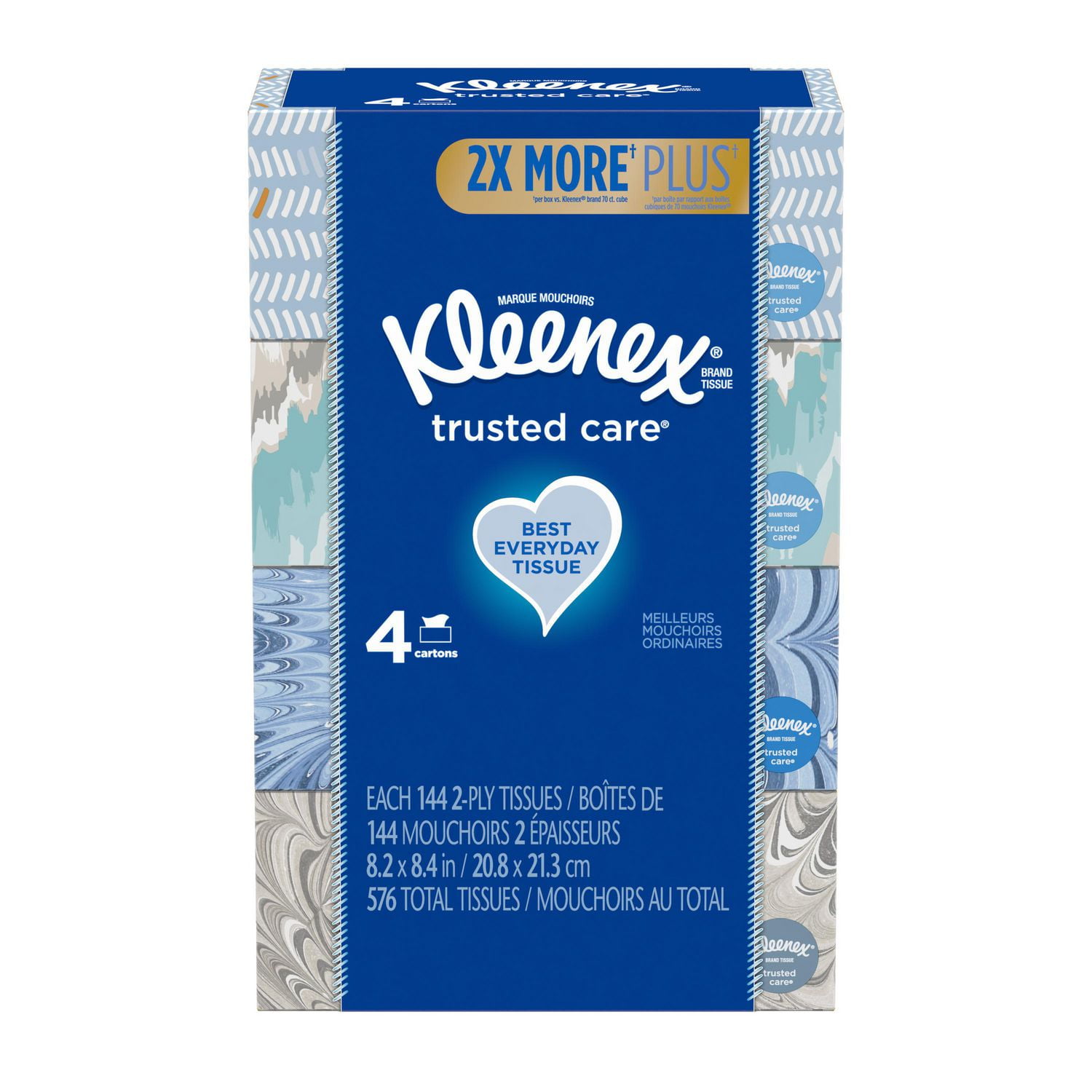 Kleenex Trusted Care Facial Tissues, 4 Boxes | Walmart Canada