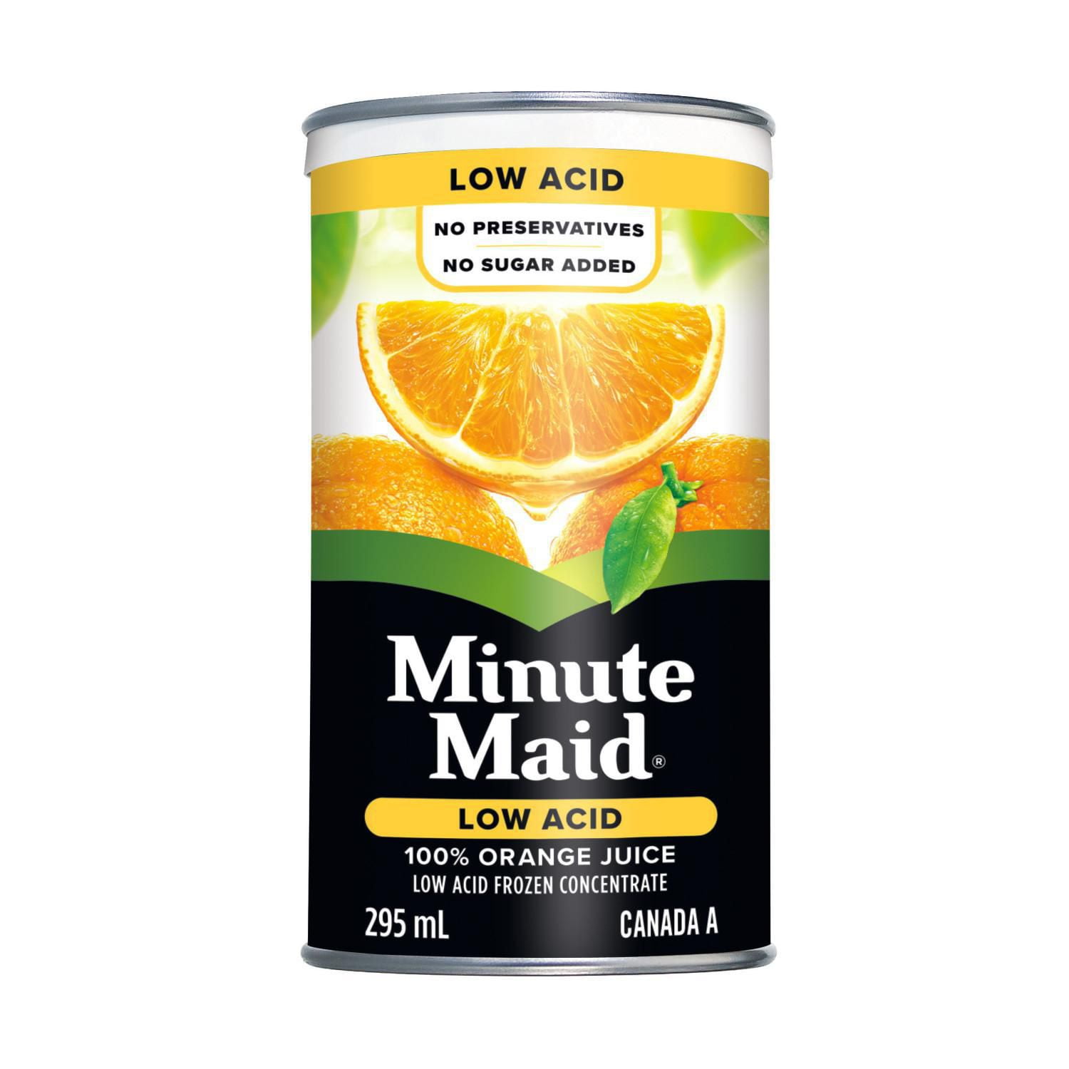 Minute Maid Low Acid 100 Orange Juice Walmart Canada