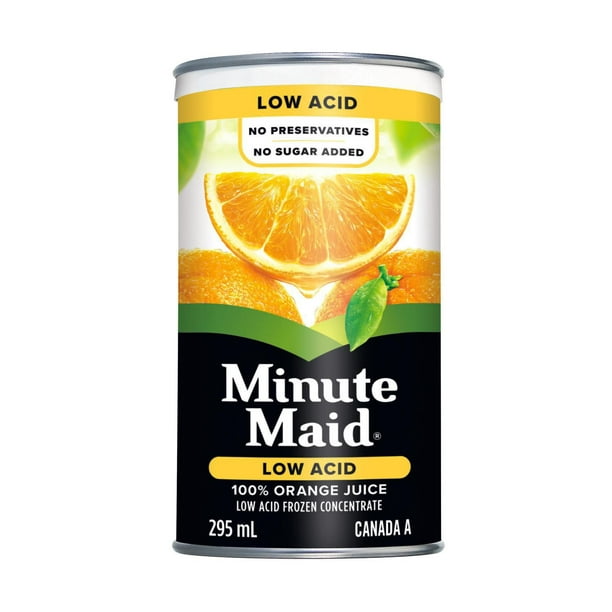 Jus d'orange 100 % à faible acidité de Minute Maid