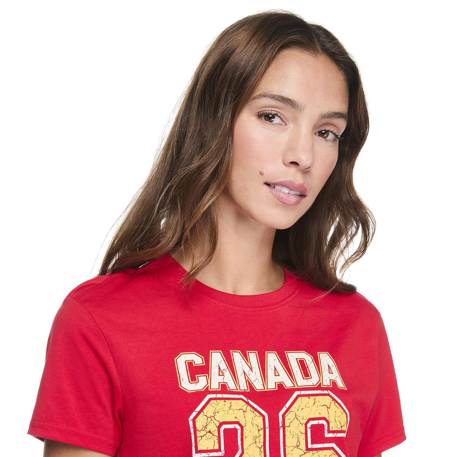 T-shirt écourté Coupe du monde féminine FIFA 2026 Canada pour femmes
