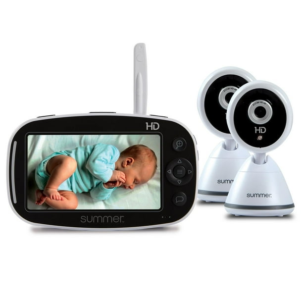 Summer Infant Moniteur vidéo haute définition à écran de 12,7 cm (5 po) Zoom HDMC Duo de Baby PixelMD