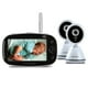 Summer Infant Moniteur vidéo haute définition à écran de 12,7 cm (5 po) Zoom HDMC Duo de Baby PixelMD – image 1 sur 7