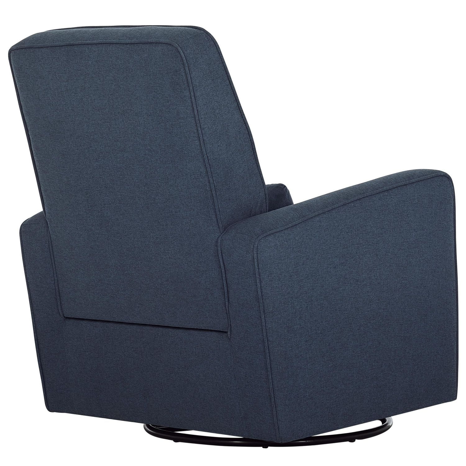 Navy blue shop swivel rocker recliner