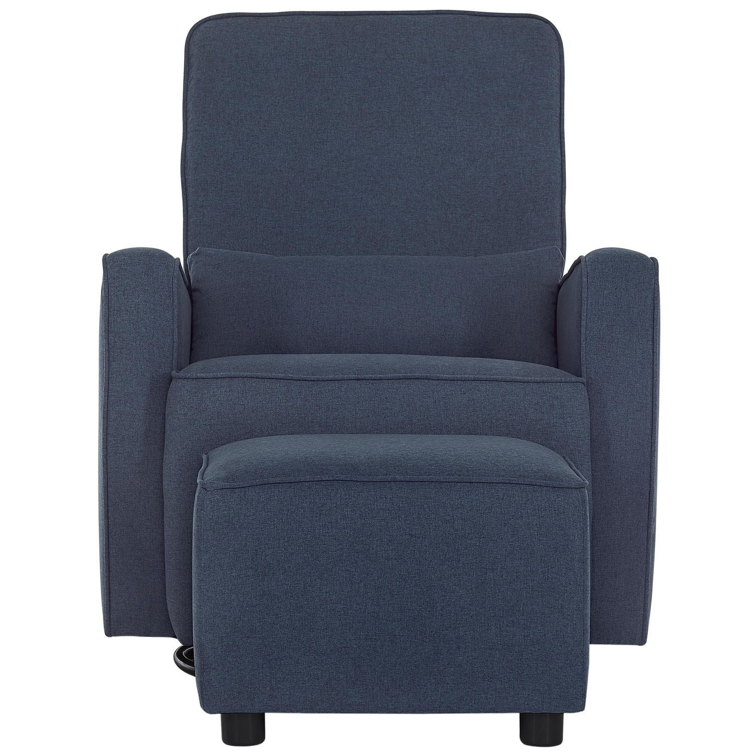 Navy blue discount glider and ottoman