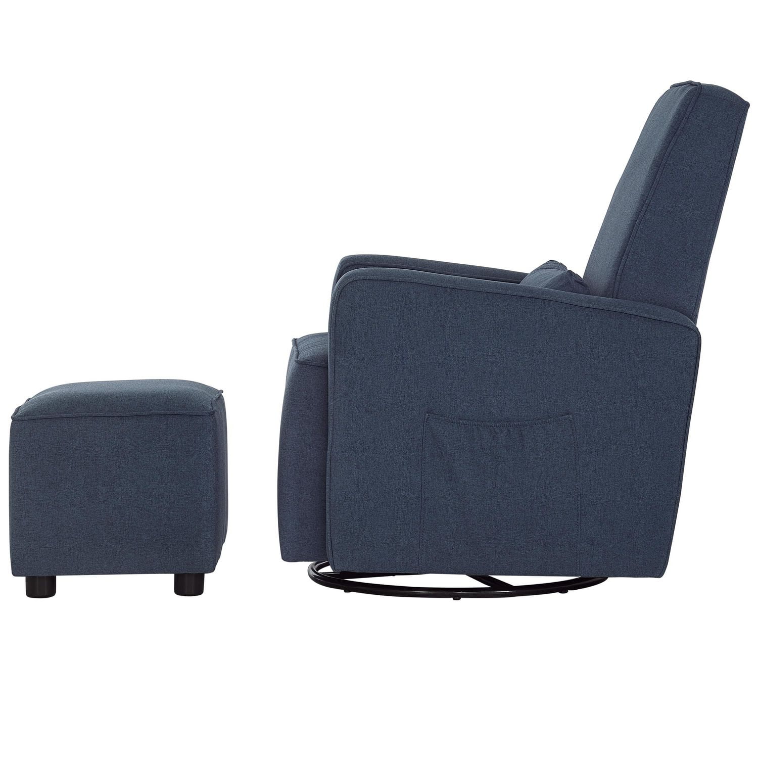 Navy swivel glider sale