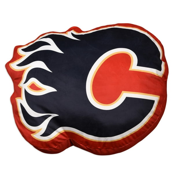 Coussin de Logo d'Équipe LNH- Calgary Flames