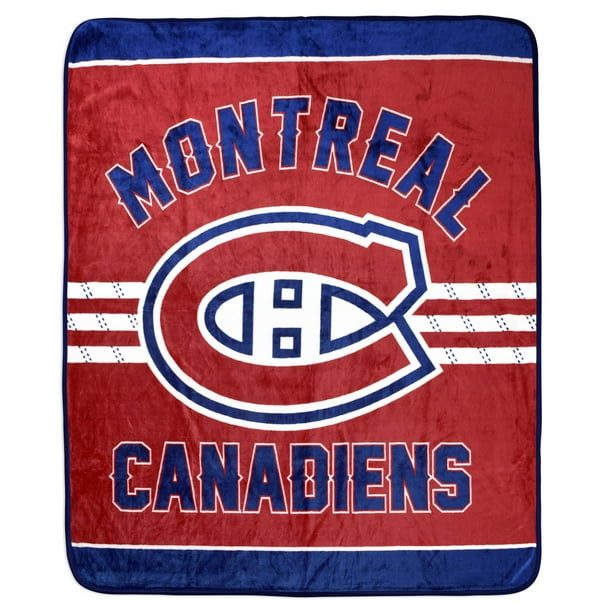 Couverture de Luxe en Velours LNH - Montreal Canadiens