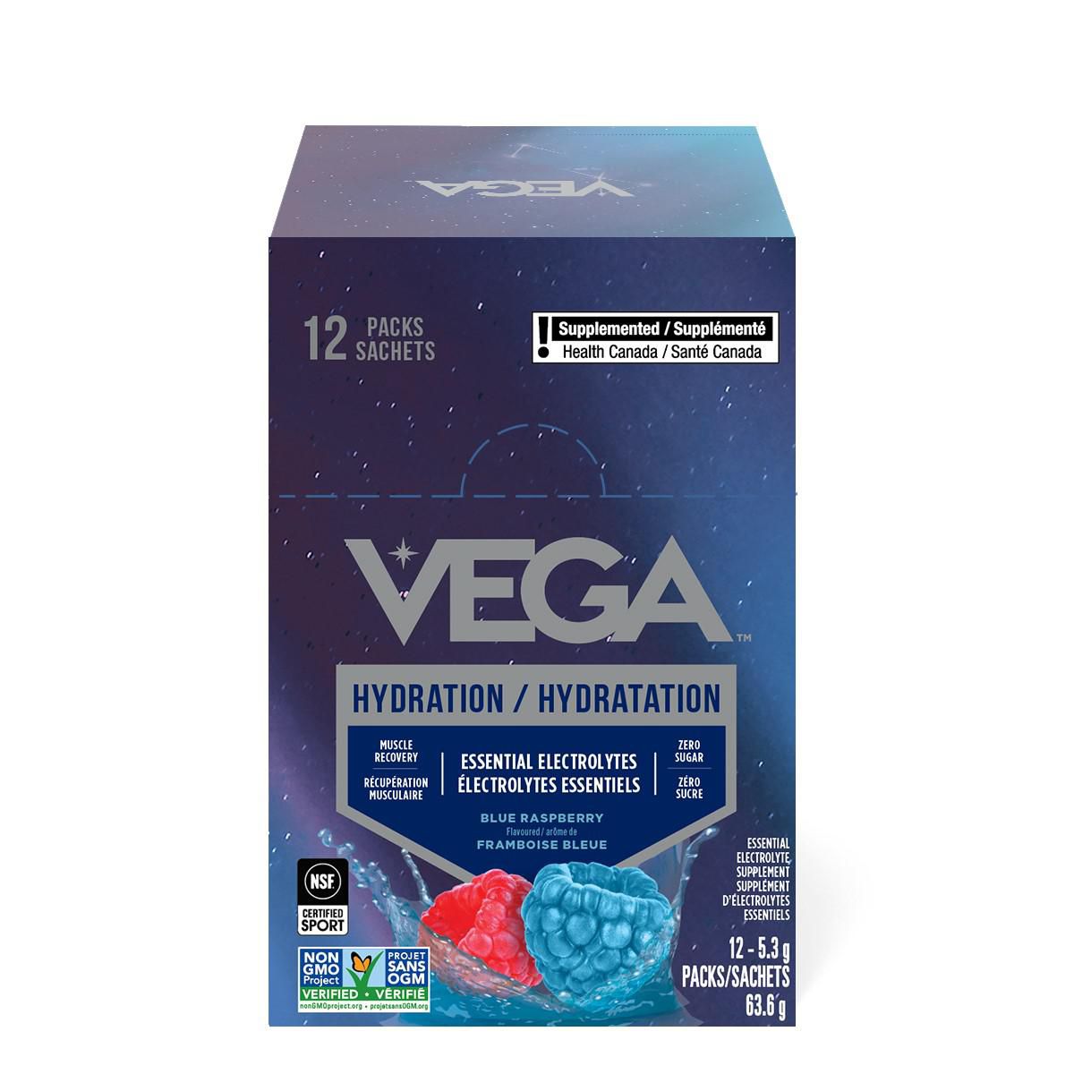 Vega Hydration CA Blue Raspberry (12ct)