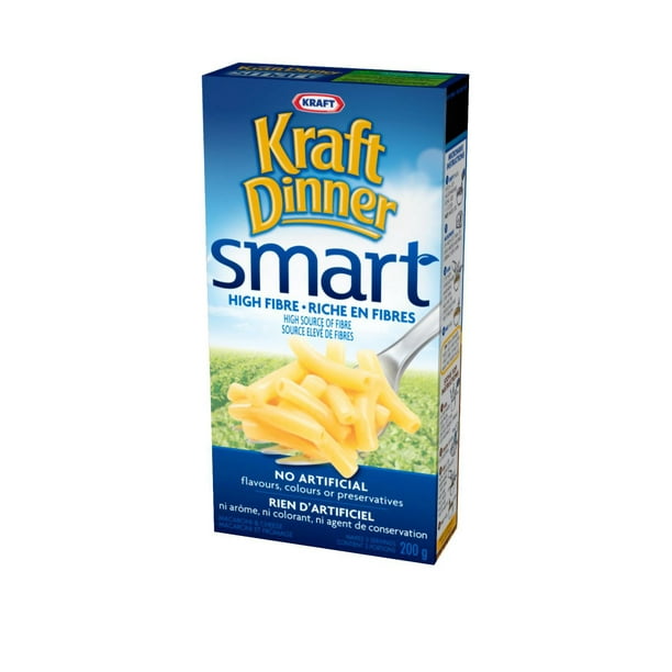 Kraft Dinner Smart Riches en fibres Kraft Dinner Smart Macaroni et fromage Riches en fibres, 200 g