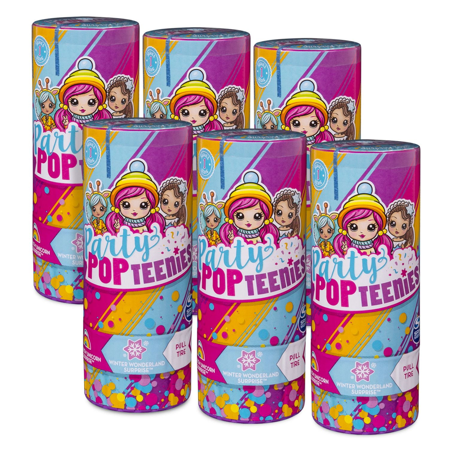 Party Popteenies Party Pack 6 Surprise Popper Bundle with