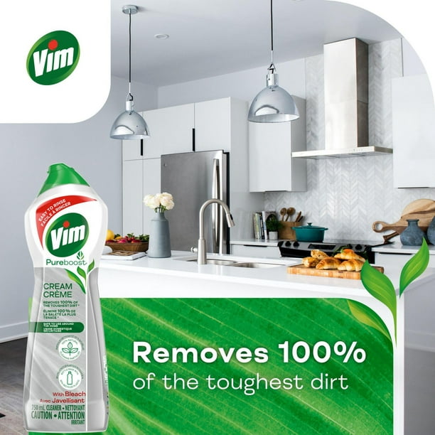 Vim PureBoost™ Multi-purpose Cleaner with Bleach, 750 ml Multi-purpose  Cleaner 