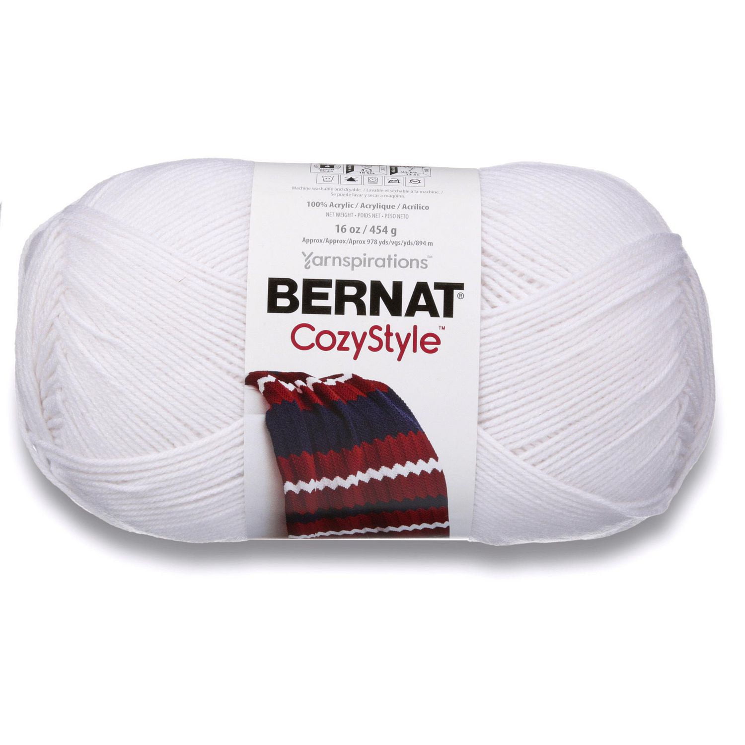 BERNAT COZY STYLE YARN (454G/16OZ), WHITE Walmart Canada