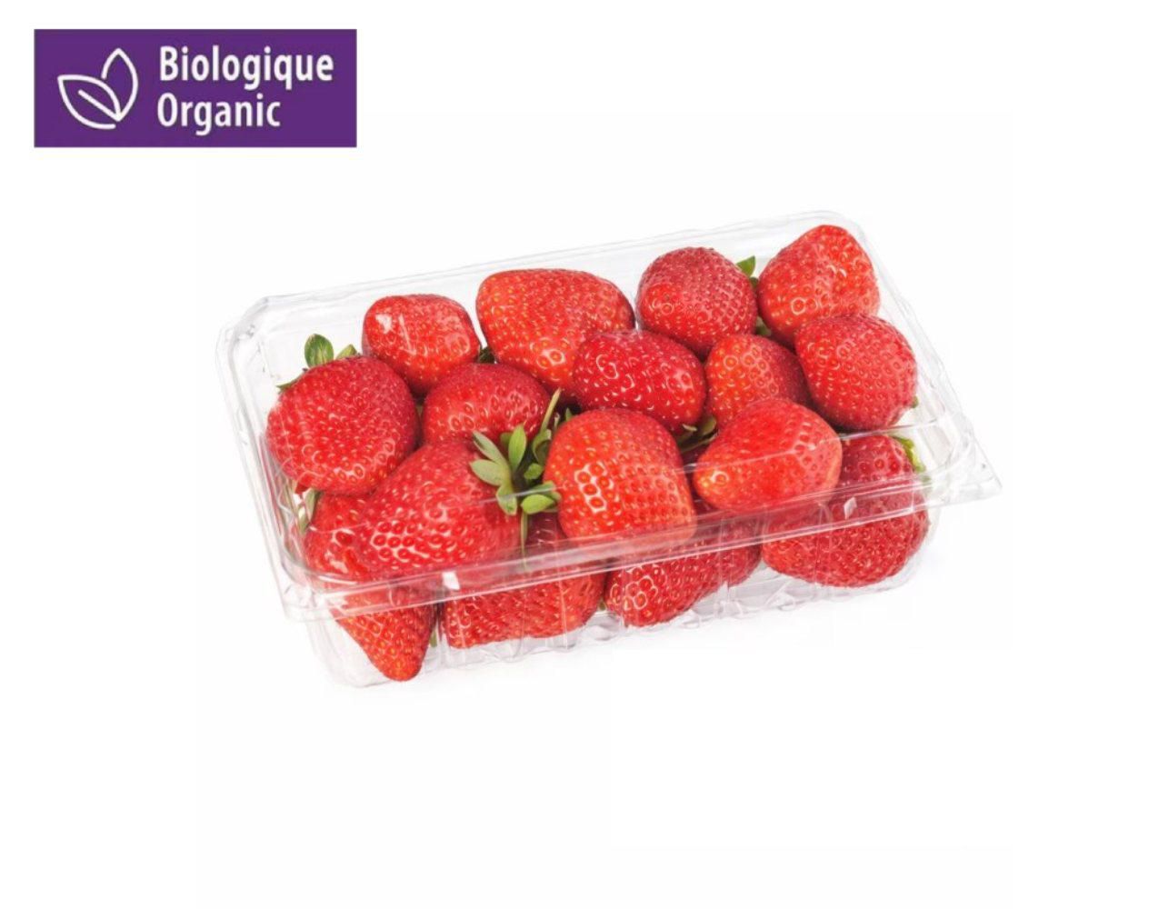 Fresh Organic Strawberries, 1 lb