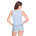 thumbnail image 3 of No Boundaries Women's Henley Tank Top, 3 of 6